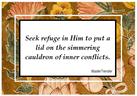 Seek refuge in Allah