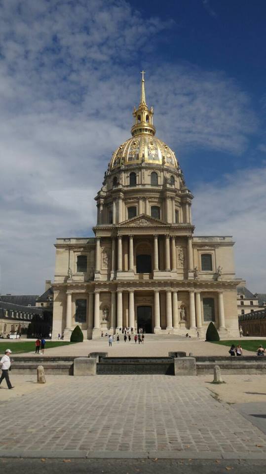 Structure of Les Invalides, Paris